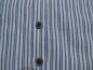 Preview: Flanell Nachthemd LV 2 -Blue/Ivory Stripe