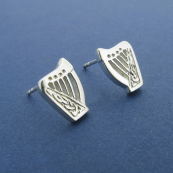 Celtic Earrings Harfe