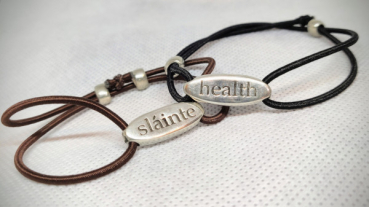 Preview: Irisches Armband in Gälisch-Englisch (sláinte-health)