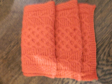Aran Woolen Scarf "Tree of Life" B526 660
