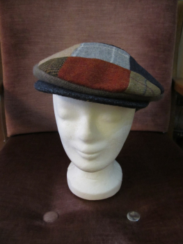 Patch Cap/ Flicken Mütze/ Tweed Mütze S
