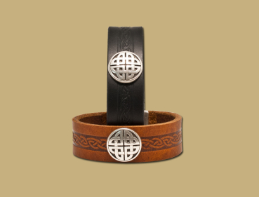Lederarmband schwarz CRAIG