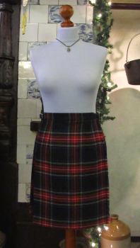 Ladies Mini Kilt 101 -Black Stewart