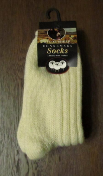 Jakob Sheep Connemara Socks -nature 01