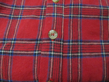 Preview: Flanell Nachthemd LV 27 -Red Tartan