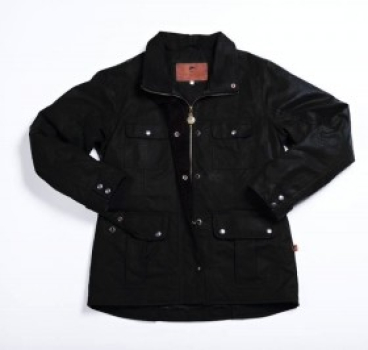 "Lisroe" Wachsjacke schwarz