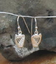 Celtic Earrings / Irische Keltische Ohrringe Harp