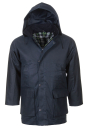Traditional Gewachste Baumwolljacke navy